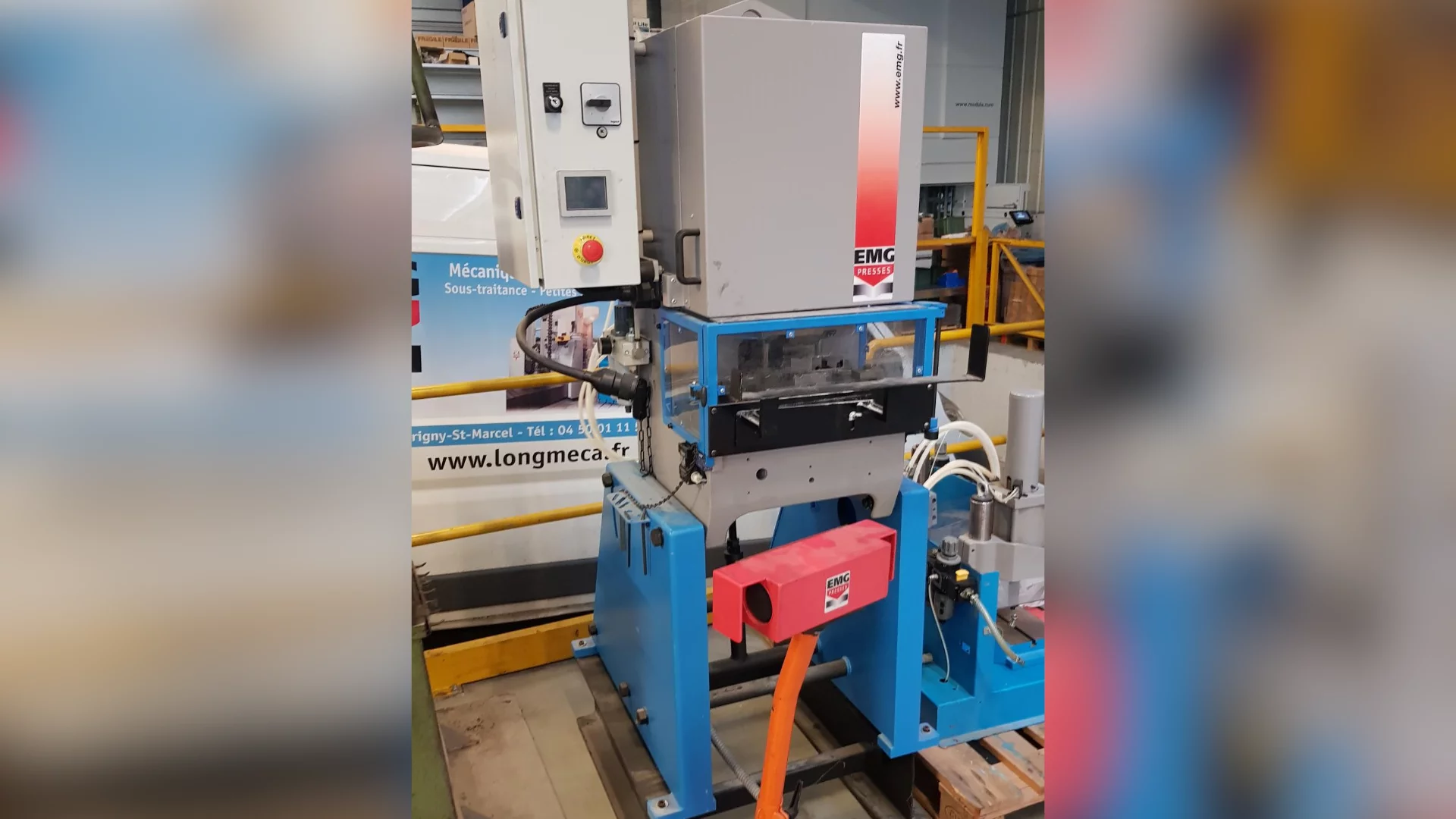 Prensa mecânica EMG de 6 toneladas usada